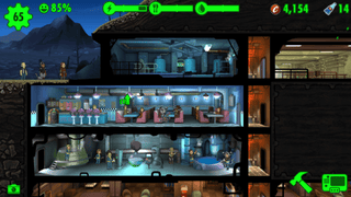 Fallout Shelter brings the charm and humour of the RPGs to a mobile city builder.